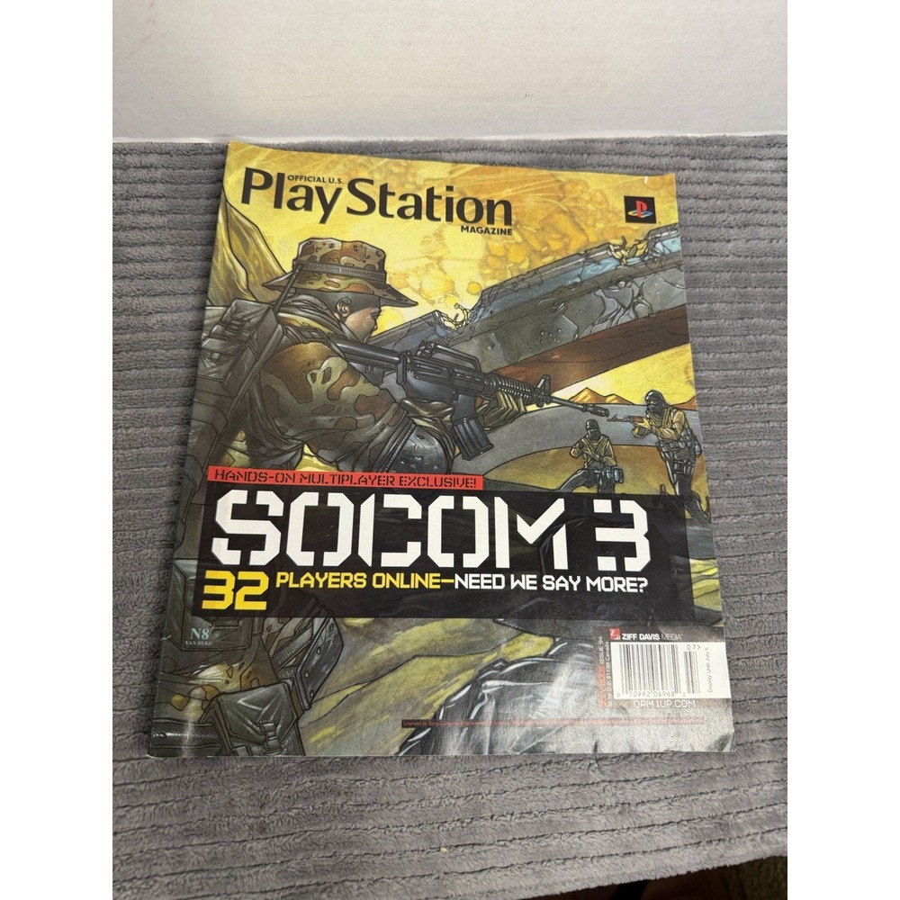 Official U.S. PlayStation Magazine (Issue 94, featuring SOCOM 3 on the cover).